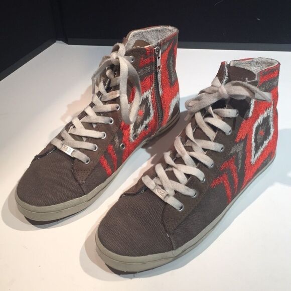 Kim & Zozi Hippie Bling Hi-Top Shoes US 8 - Picture 4 of 11